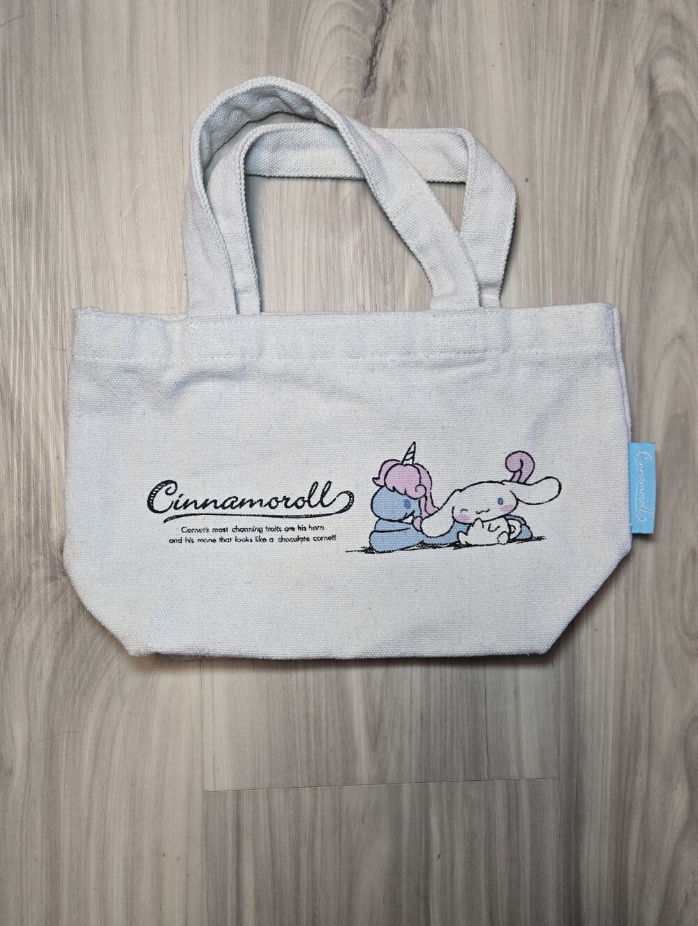 Sanrio Cinnamoroll & Cornet the Unicorn Canvas Mini Tote Bag